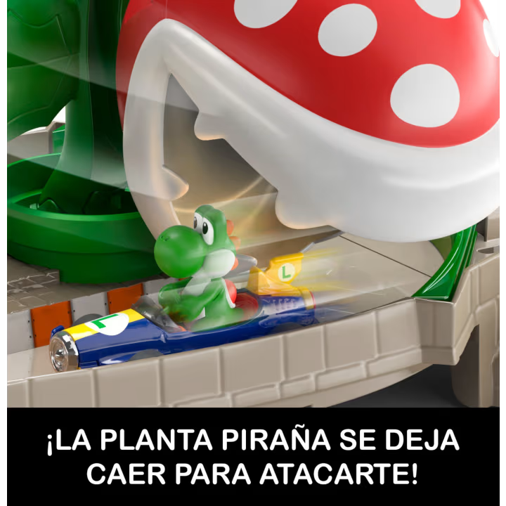 Hot Wheels Mario Kart Yoshi & Piranha Plant